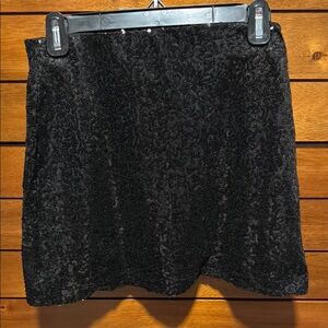 Elegant Black Lace Skirt
